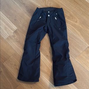 Obermeyer Kids Black Casual Flared Ski Bottoms
